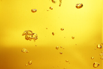 Close up of water bubbles