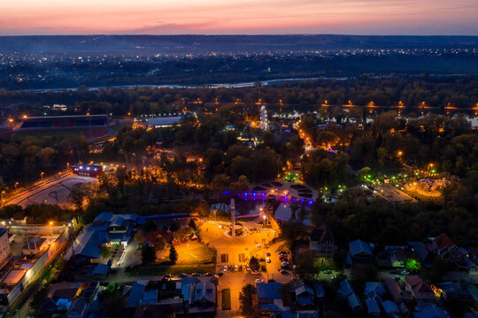 Panorama of Cherkessk city,  Karachay-Cherkess Republic
