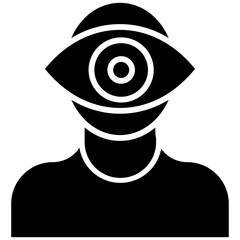 
A lense in a focus, conceptual smart lenses
