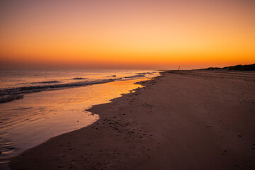 Fototapeta na wymiar Sunset at Mandvi beach, Kutch
