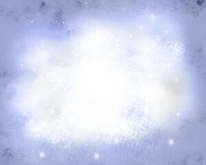 blue christmas background with snowflakes