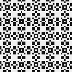 Fototapeta premium Abstract Cross Pattern Dots Logo generative computational art illustration