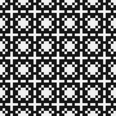 Fototapeta premium Abstract Cross Pattern Dots Logo generative computational art illustration