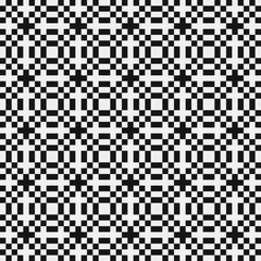 Fototapeta premium Abstract Cross Pattern Dots Logo generative computational art illustration