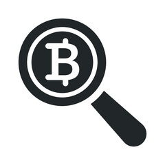 Bitcoin search icon