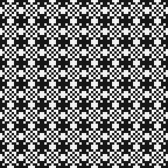 Abstract Cross Pattern Dots Logo generative computational art illustration