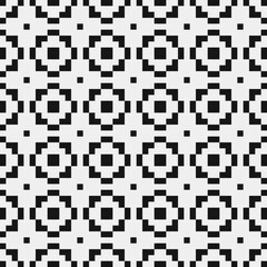 Fototapeta premium Abstract Cross Pattern Dots Logo generative computational art illustration