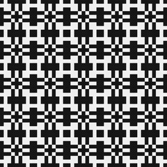 Fototapeta premium Abstract Cross Pattern Dots Logo generative computational art illustration