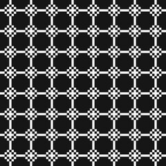 Abstract Cross Pattern Dots Logo generative computational art illustration
