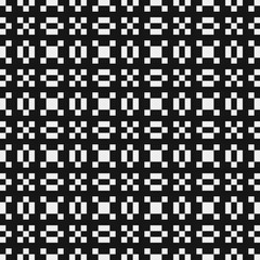 Fototapeta premium Abstract Cross Pattern Dots Logo generative computational art illustration