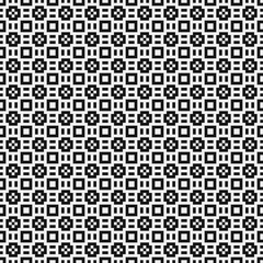 Fototapeta premium Abstract Cross Pattern Dots Logo generative computational art illustration