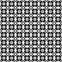 Fototapeta premium Abstract Cross Pattern Dots Logo generative computational art illustration