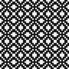 Fototapeta premium Abstract Cross Pattern Dots Logo generative computational art illustration