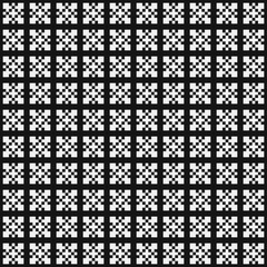 Abstract Cross Pattern Dots Logo generative computational art illustration