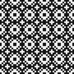 Fototapeta premium Abstract Cross Pattern Dots Logo generative computational art illustration