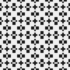 Fototapeta premium Abstract Cross Pattern Dots Logo generative computational art illustration