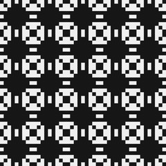 Abstract Cross Pattern Dots Logo generative computational art illustration