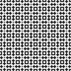 Fototapeta premium Abstract Cross Pattern Dots Logo generative computational art illustration