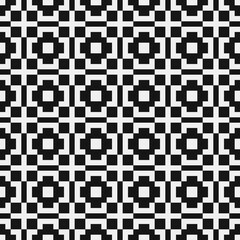 Fototapeta premium Abstract Cross Pattern Dots Logo generative computational art illustration