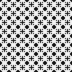 Fototapeta premium Abstract Cross Pattern Dots Logo generative computational art illustration