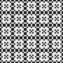 Fototapeta premium Abstract Cross Pattern Dots Logo generative computational art illustration