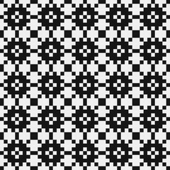 Fototapeta premium Abstract Cross Pattern Dots Logo generative computational art illustration