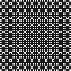 Fototapeta premium Abstract Cross Pattern Dots Logo generative computational art illustration