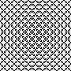 Abstract Cross Pattern Dots Logo generative computational art illustration