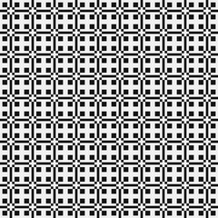 Fototapeta premium Abstract Cross Pattern Dots Logo generative computational art illustration