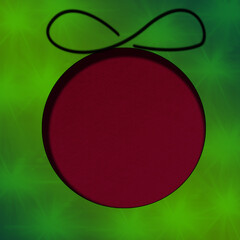 green grunge christmas background