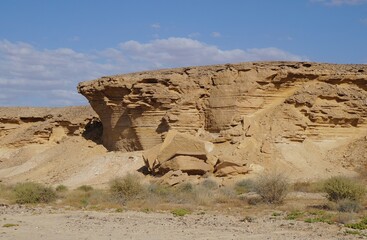 Beautiful rocks view in Arava desert