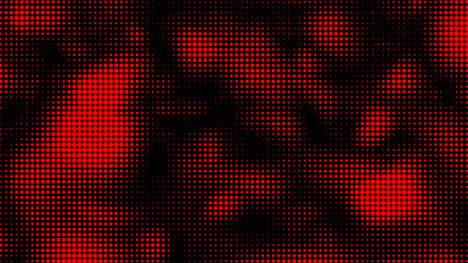 Colored dot array background isolated. Sea wave camouflage from stains. Abstract vector layer for presentation.