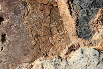 close-up of a rock texture background