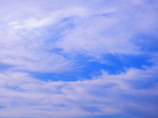 ドラマチックな青空と雲
