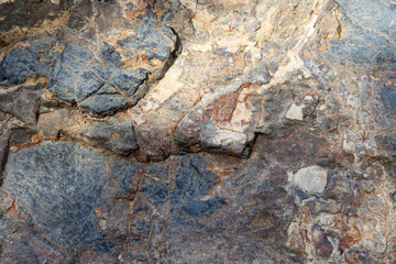 close-up of a rock texture background