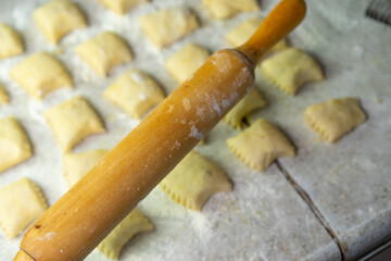 Rolling pin for rolling out the dough needed for baking