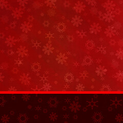 Naklejka na ściany i meble Red Christmas and New Year background