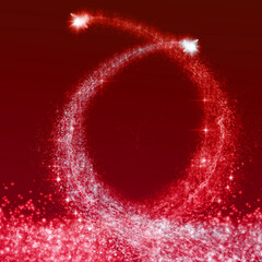 Red Christmas and New Year background