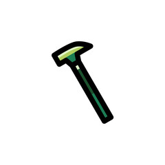 Hammer, Tool for Work, Construction, House Icon
