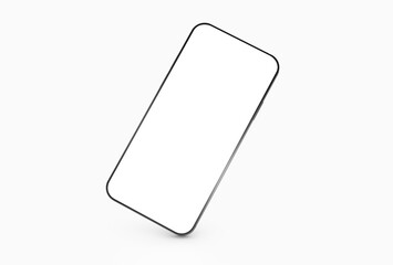 digital smartphone device mobile phone 3d isolated