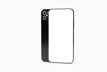 digital smartphone device mobile phone 3d isolated
