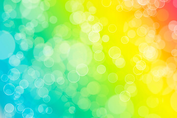 abstract colorful background with bokeh
