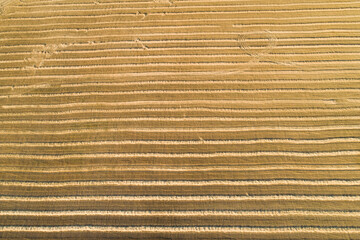 Scenic abstract agricultural fields. Aerial view.