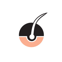 Hair treatment clinic logo design template
