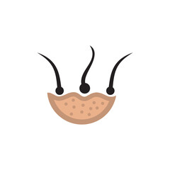 Hair treatment clinic logo design template