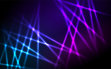 Fototapeta premium Dynamic modern lights effects background design