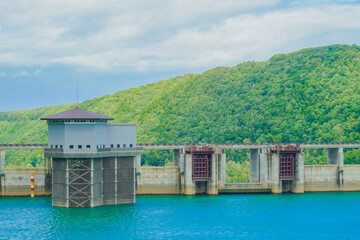 忠別湖ダム（北海道上川郡）