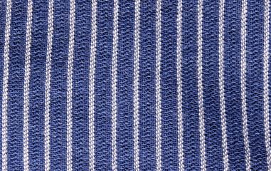 close-up blue and white fabric texture background