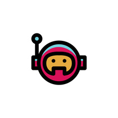 Android Robot, Robotics, Electronics, Machine Engineering Science Icon
