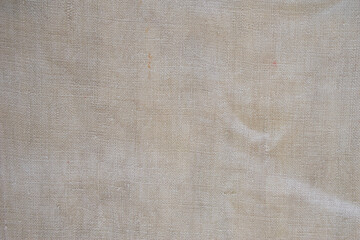 Closeup vintage white cloth